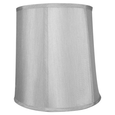 Abat-jour tambour en shantung 12 po