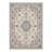 Abadou Floret Vintage Floral Medallion Machine Washable Beige / Blue Indoor Area Rug with Non-Slip Backing-1293150879-1293250969