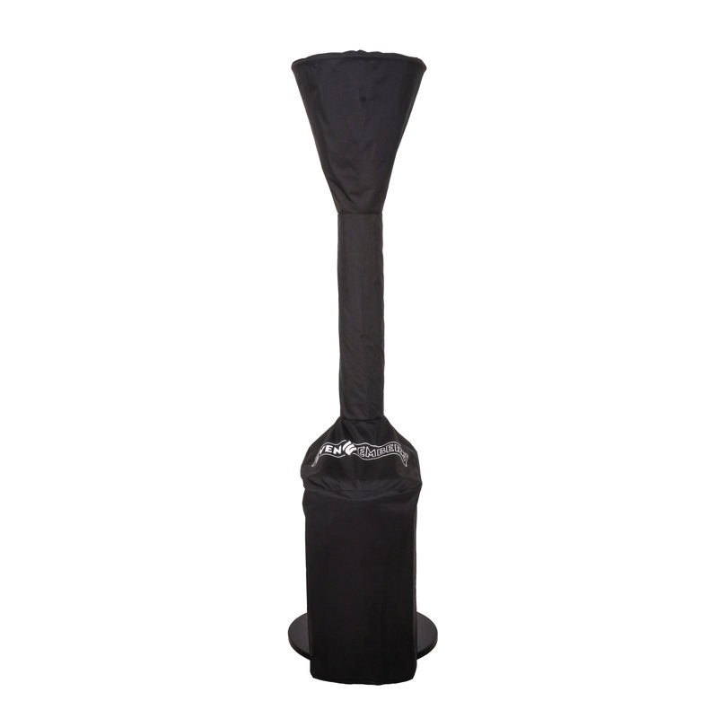 Black Polyester Patio Heater Cover for Outdoor Use