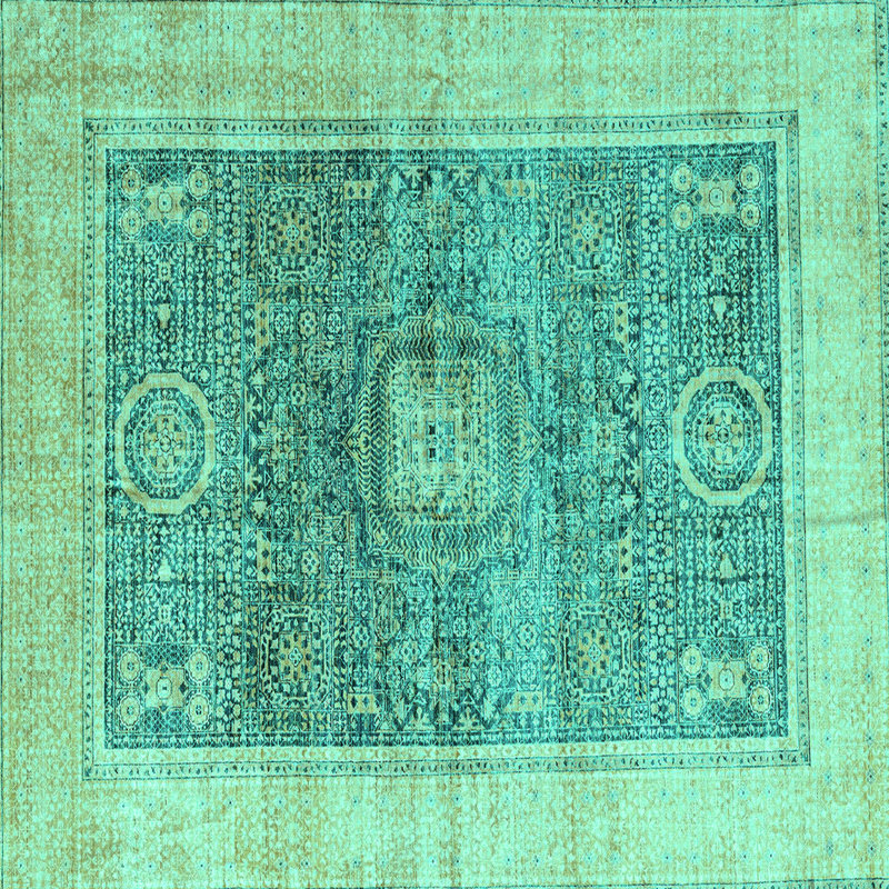Washable Indoor Rug, Square 3'
