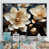 Cadre flottant blanc