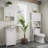 Tilt-Out Laundry Hamper, White