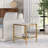 Hera Glass End Table with Storage-1288278393