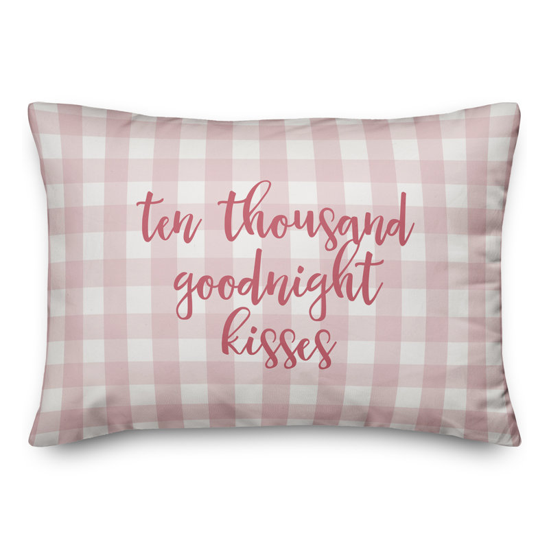  Coussin Ten Thousand Goodnight Kisses, Rose