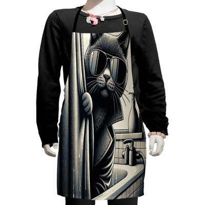 No Pattern Bib Apron