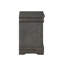 Table de chevet 2 tiroirs en bois gris foncé