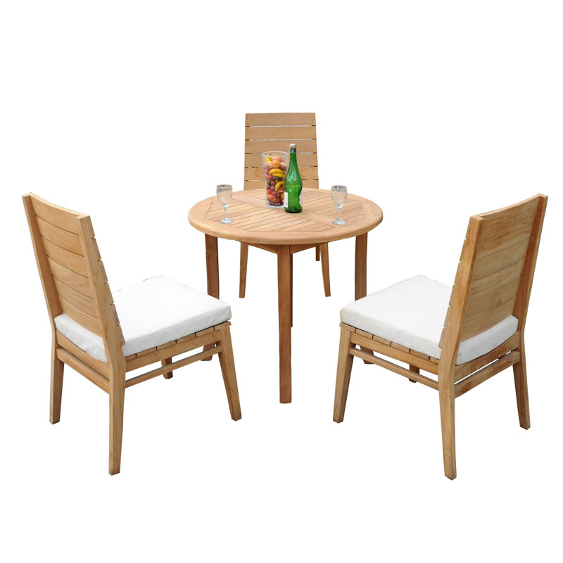 Outdoor 5 - Piece Teak Dining Set