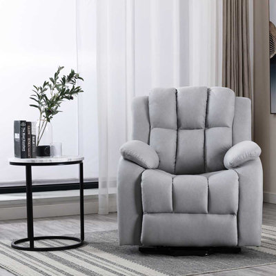 Krikoris Upholstered Recliner with Footstool
