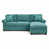 Vert, polyester écume de mer