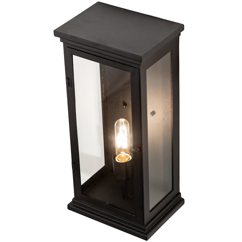 Whitman Solid Brass 1 - Light Flush Mounted Sconce, 18" H x 8.5" W x 6.25"D