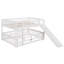 Lit superposé avec glissade, lit superposé double au-dessus de double avec clôture et échelle pour les tout-petits-2133328306