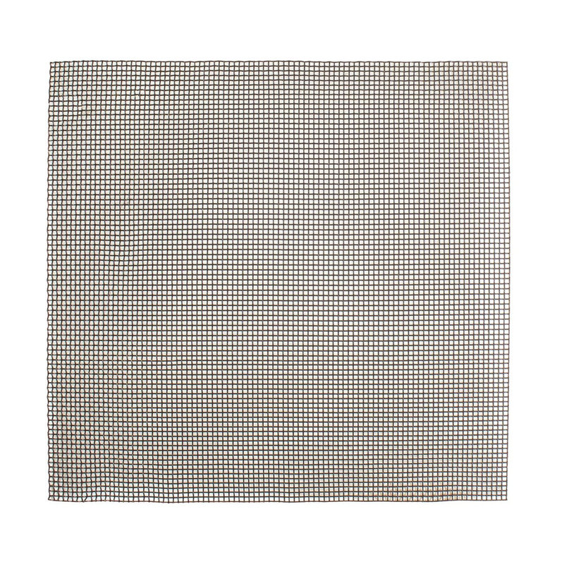 Antique Brass "Vail" Thin Woven Wire Mesh Screen, 41" H x 48" W x 0.1" D