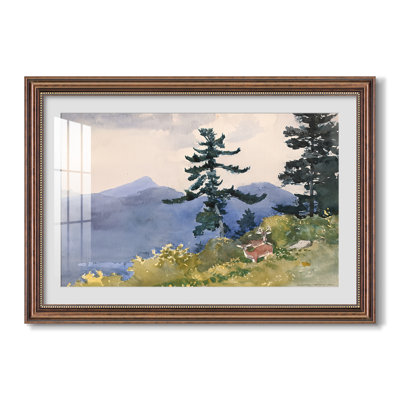 North Woods Club, Adirondacks, 1892 - Winslow Homer - Toile encadrée sur mesure