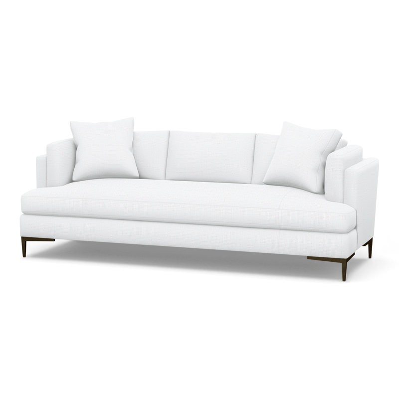 Aiden Upholstered 90.5'' Sofa, Antique Bronze, Perigold Willa Snow