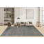 Tapis rectangulaire en laine noué à la main brun / gris-92290718