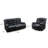 Lamyiah 3-Piece Modern and Soft Vegan Leather Manual Reclining Configurable Living Room Set-101758045