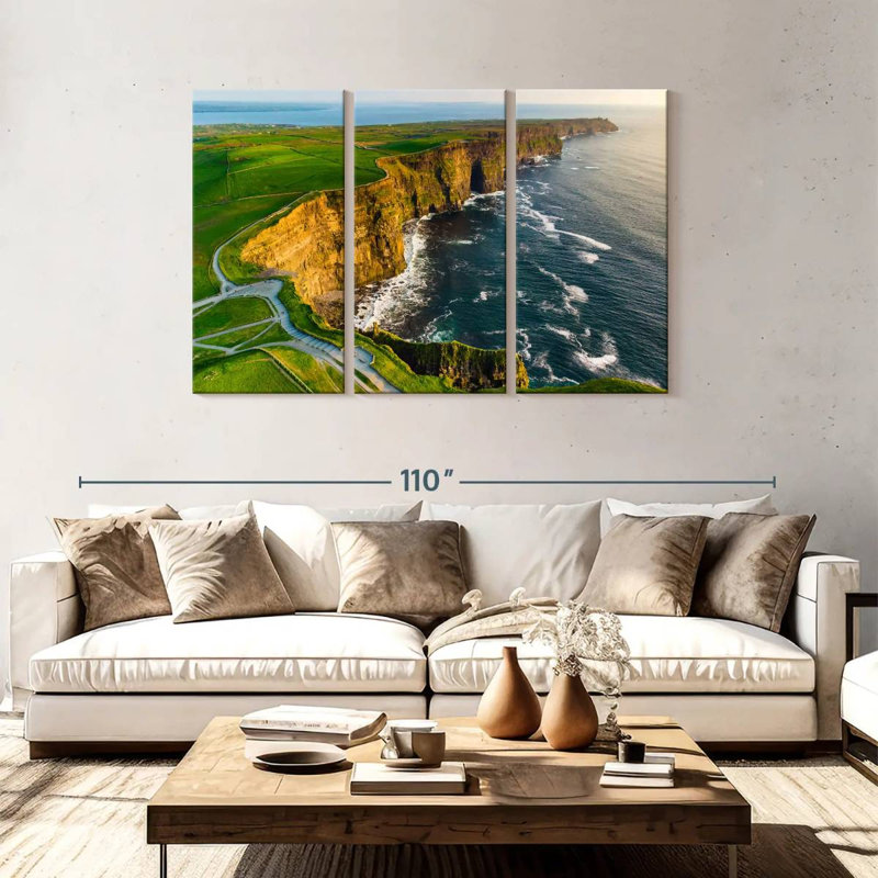 Gillard Moher Ireland Cliffs, 48" H x 74" W