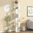 6 Tier Rotating Bookshelf, Floor Rack Simple Bookcase With Multi-Function Creative Bookshelf For Living Room-1824091205