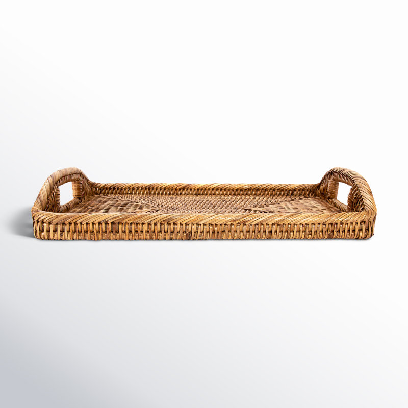 Repose-pieds rectangulaire Ilonka Grayton, Brun miel, H 1 po x l 17 po x P 12 po, Pas de paquet