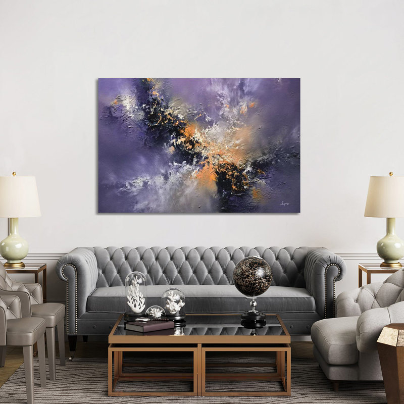 Lavender Storm by Christopher Lyter - Wrapped Canvas Gallery-Wrapped Canvas Giclée, 152.5 cm H x 101.5 cm W
