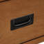 Console Tevrat Vintage | 4 tiroirs et tablette ouverte | Bois de pin massif et panneau de fibres à densité moyenne | Style classique avec rangement spacieux | Table de salon / canapé d'entrée-556009881-567610197