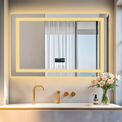 Rectangle Bluetooth Led Mirror