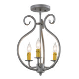 Easton 3 - Light Semi Flush Mount