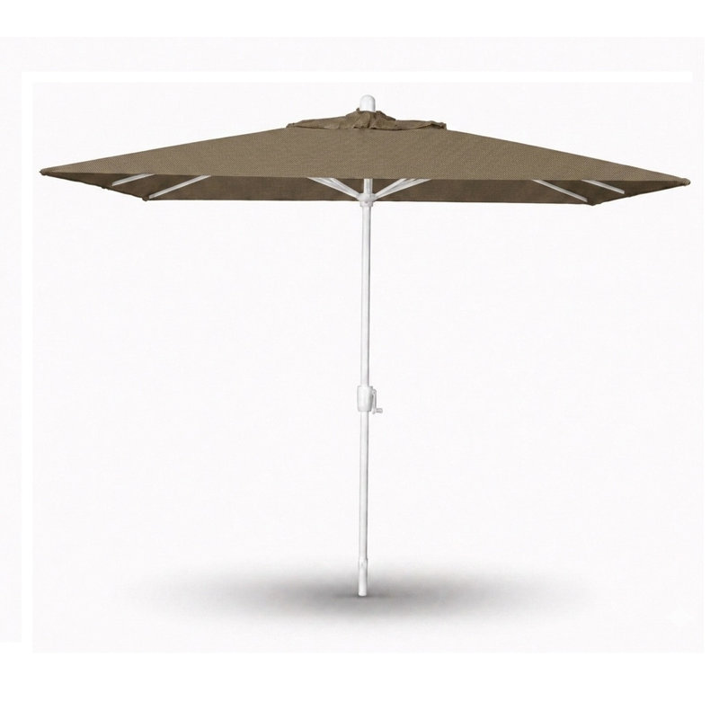 SunbUmbrella 9 pi 10 po x 6 pi 6 po Olivier, Toile Sunbrella® taupe, Sable blanc