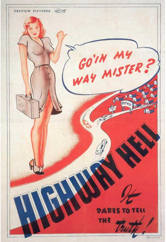 Affiche de film «Hitchhike to Hell» (11 X 17), article MOVGI0611