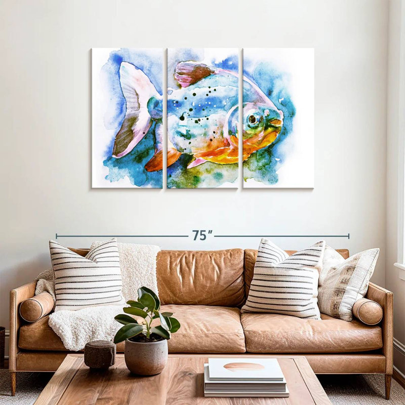 Piranha Fish, 36" H x 57" W