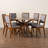 Madeira Baxton Studio Mana Modern Grey And Walnut Brown Wood Dining Set-1790297039