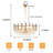 Goyette 8 - Light Dimmable Tiered Chandelier With Crystal Accents