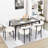 Sherpa Upholstered Metal Dining Chairs-1351667567-1389094373