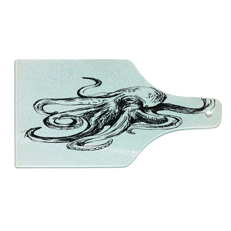 Planche à découper en verre trempé Ambesonne
