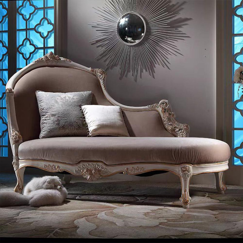 Chaise d'art sculptée à la main, Orienté à gauche (vu de face)