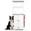Station d'alimentation pour animaux avec bols, panneau ajustable, station d'alimentation pour chiens avec rangement, station d'alimentation pour chiens et chats