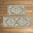 Anti-Fatigue Anti-Slip Waterproof Vintage Kitchen Mat (Set of 2)-64237011-64237014