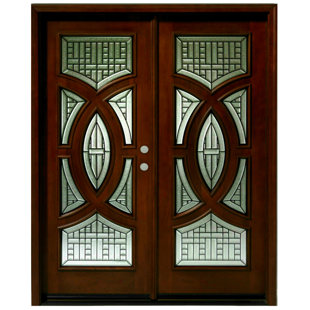 Portes d'entrée frontales circulaires Delux Wodd