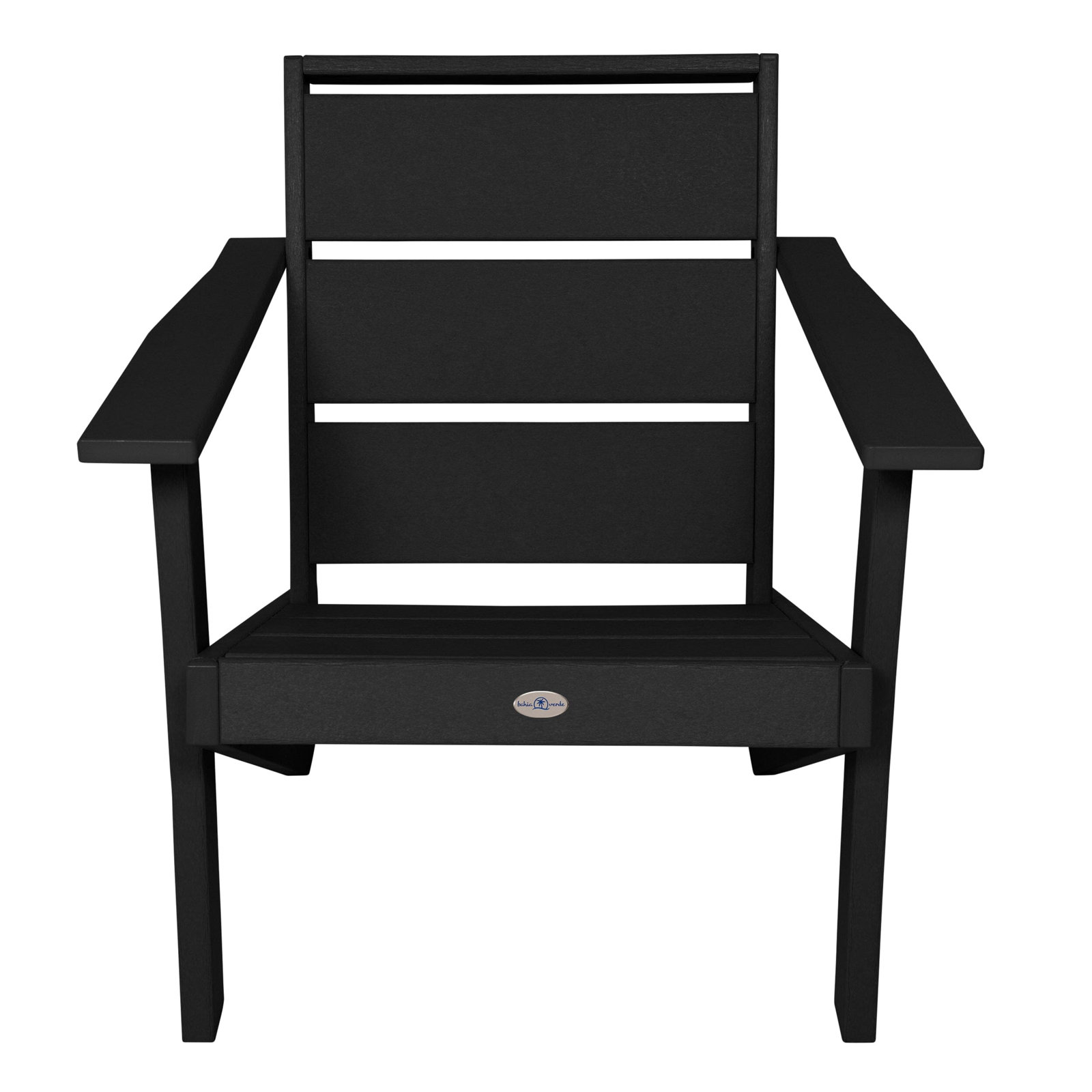 Haven Modern Adirondack Chair, Black Sand