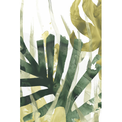 Palm Impression I by June Erica Vess - Wrapped Canvas Painting