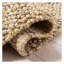 Bohemian Hand Woven Jute/Wool Rug in Brown-1850599604