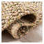 Tapis bohémien en jute / laine tissé à la main brun-1850599603