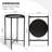 Patio Round Metal Side Table-1160020902