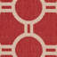 Tapis rouge / os à motif géométrique Arneshia-23723694