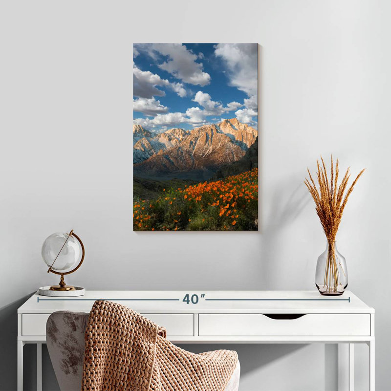Alvord Mount Whitney Alpenglow, H 24 po x l 16 po