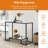 42'' Glass Top Console Table