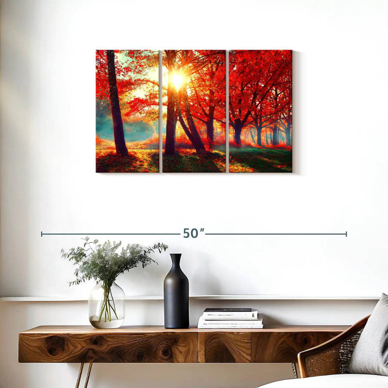 Paysage d'automne éthéré Alvord, H 20 po x l 33 po