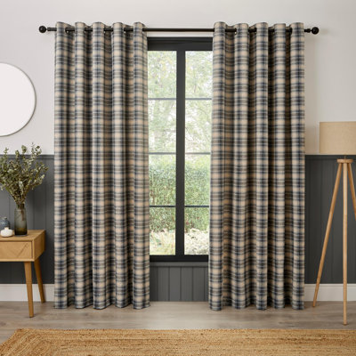 Semi Sheer Curtain Pair