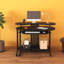 Corvena Foldable L-Shaped Computer Desk