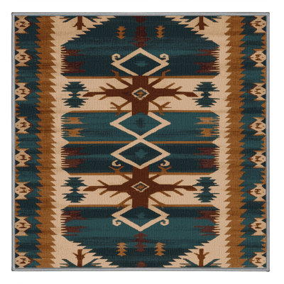  Tapis lavable de style sud-ouest Wapiti